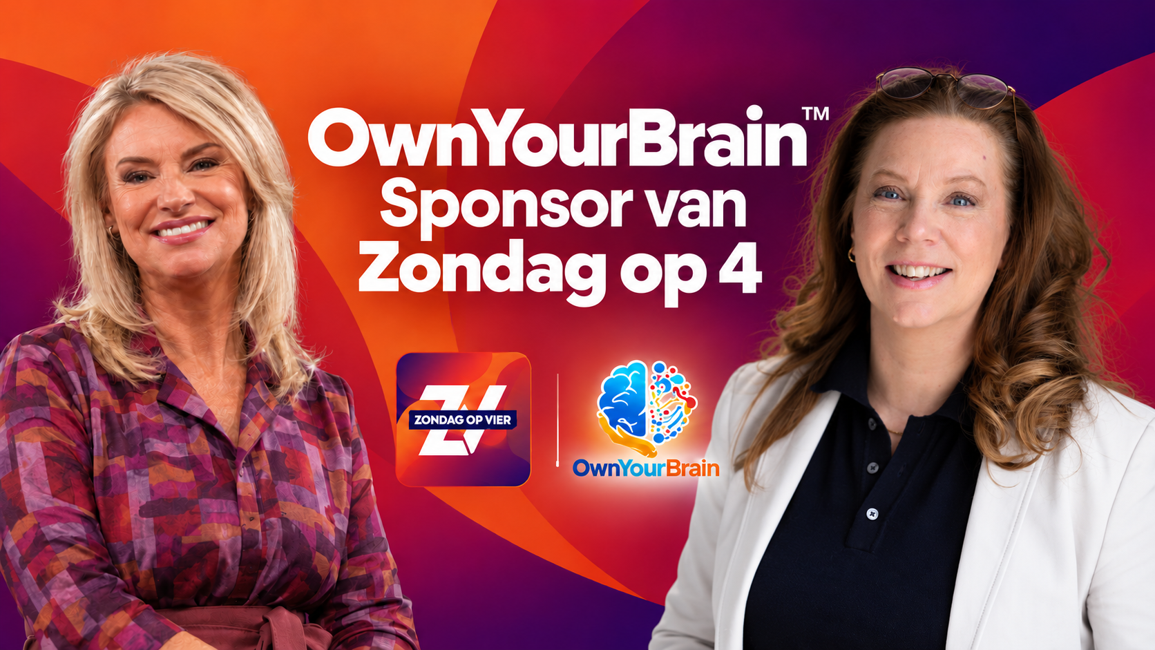 OwnYourBrain sponsor van Zondag op Vier
